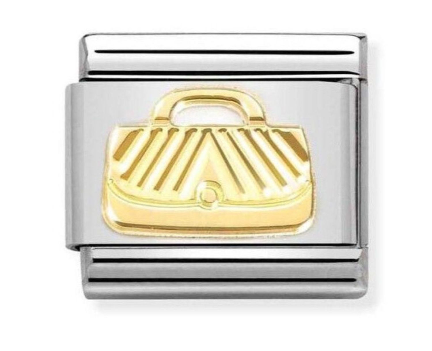 Zawieszka Nomination Composable Torebka Diamentowana – Złoto 18K  030149 48 ✨.jpg